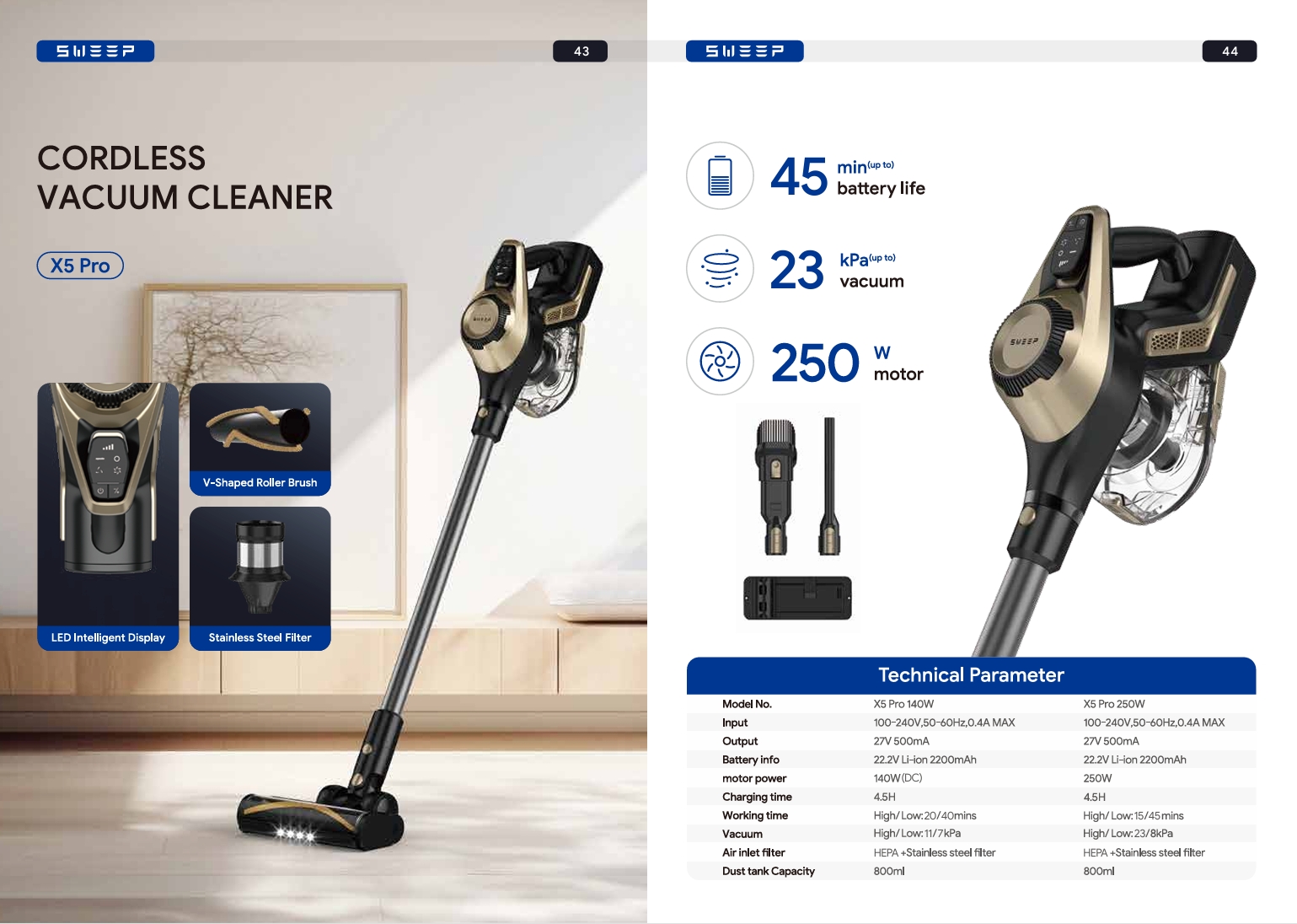ORDLESS VACUUM CLEANER X5 Pro