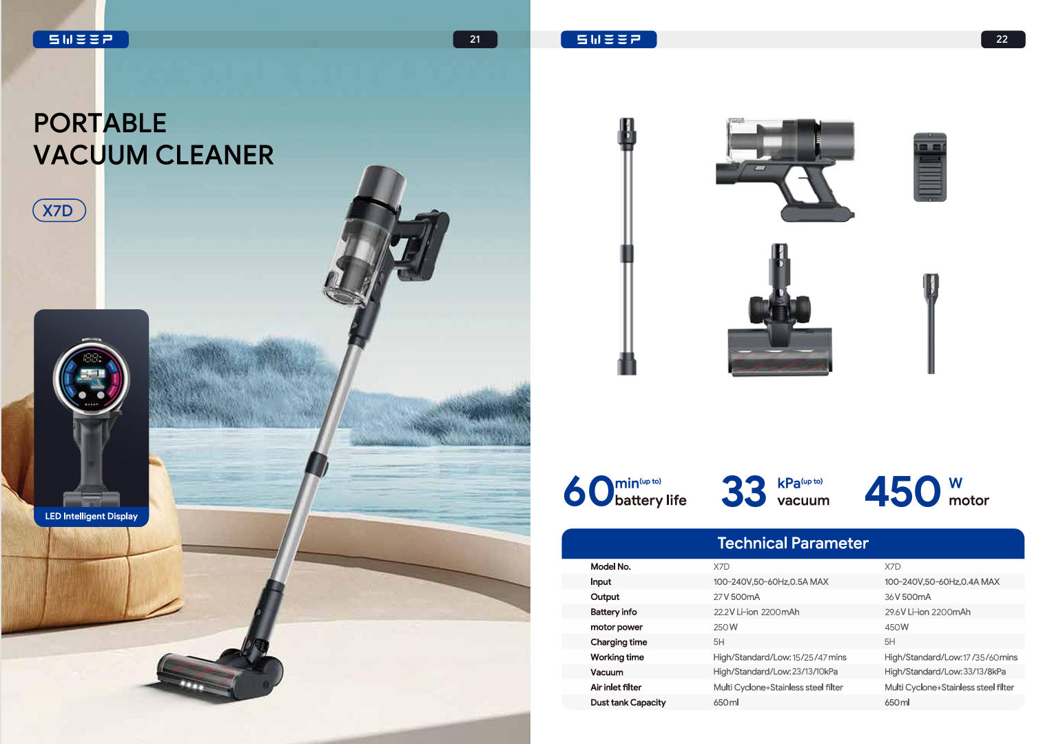 ORDLESS VACUUM CLEANER X7D